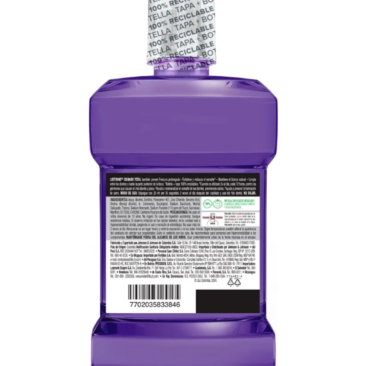 LISTERINE - Enjuague Bucal Listerine® Cuidado Total X 1lt