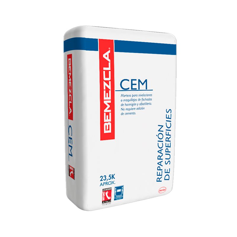 HENKEL - BEMEZCLA CEM BLANCO- Mortero de reparacion 25Kg