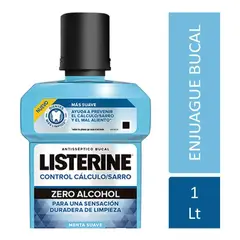LISTERINE - Enjuague Bucal Control Sarro Zero 1 Litro