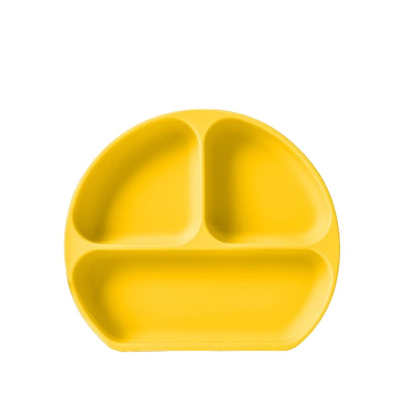 GENERICO - Plato De Silicona Para Niños - AMARILLO