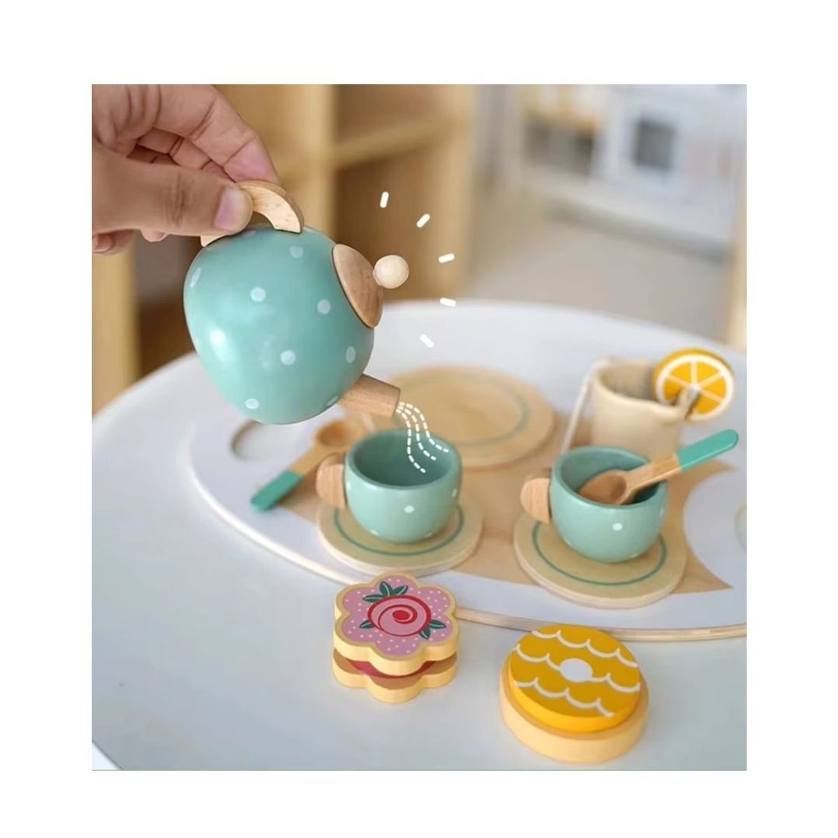 OEM - JUEGO DE TE Y POSTRE MONTESSORI