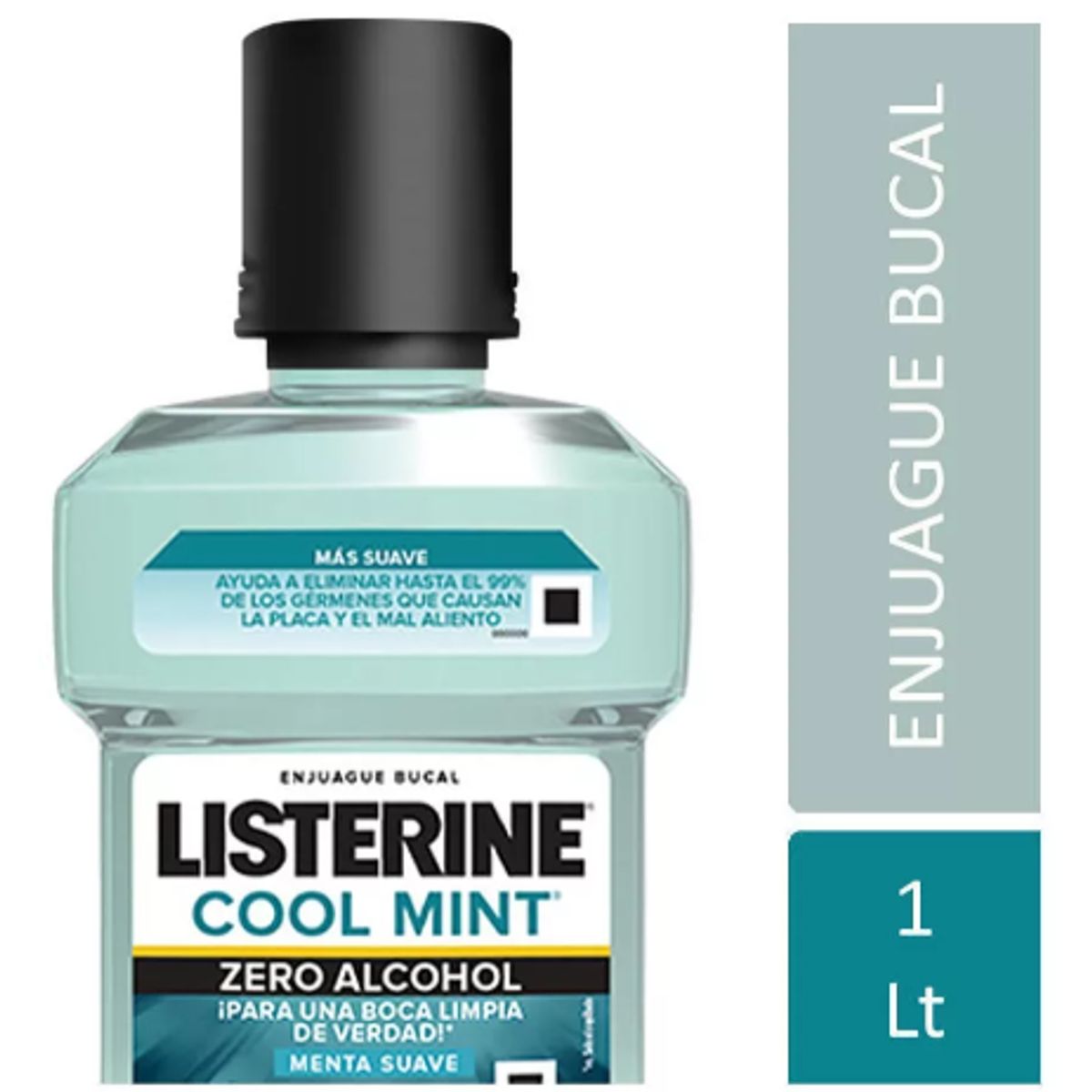 LISTERINE - Enjuague Bucal Listerine® Cool Mint Zero Alcohol X 1 Lt