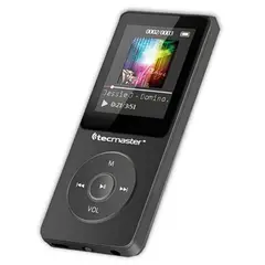 TECMASTER - Reproductor MP3 16GB Bluetooth 5.0 TM-300523 Negro - Negro
