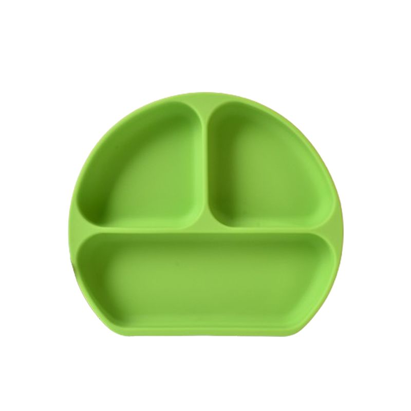 GENERICO - Plato De Silicona Para Niños -VERDE