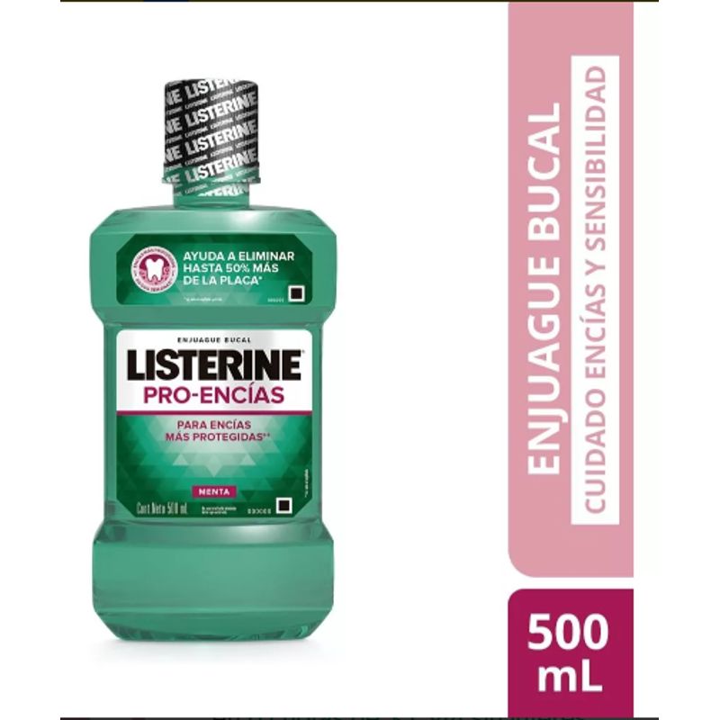 LISTERINE - ENJUAGUE BUCAL LISTERINE PRO- ENCIAS 500ML