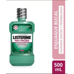 LISTERINE - ENJUAGUE BUCAL PRO- ENCIAS 500ML