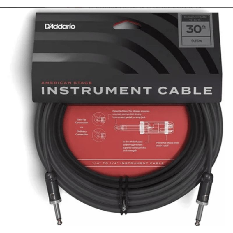 DADDARIO - Cable de instrumento Daddario PW-AMSG-30 9 mts