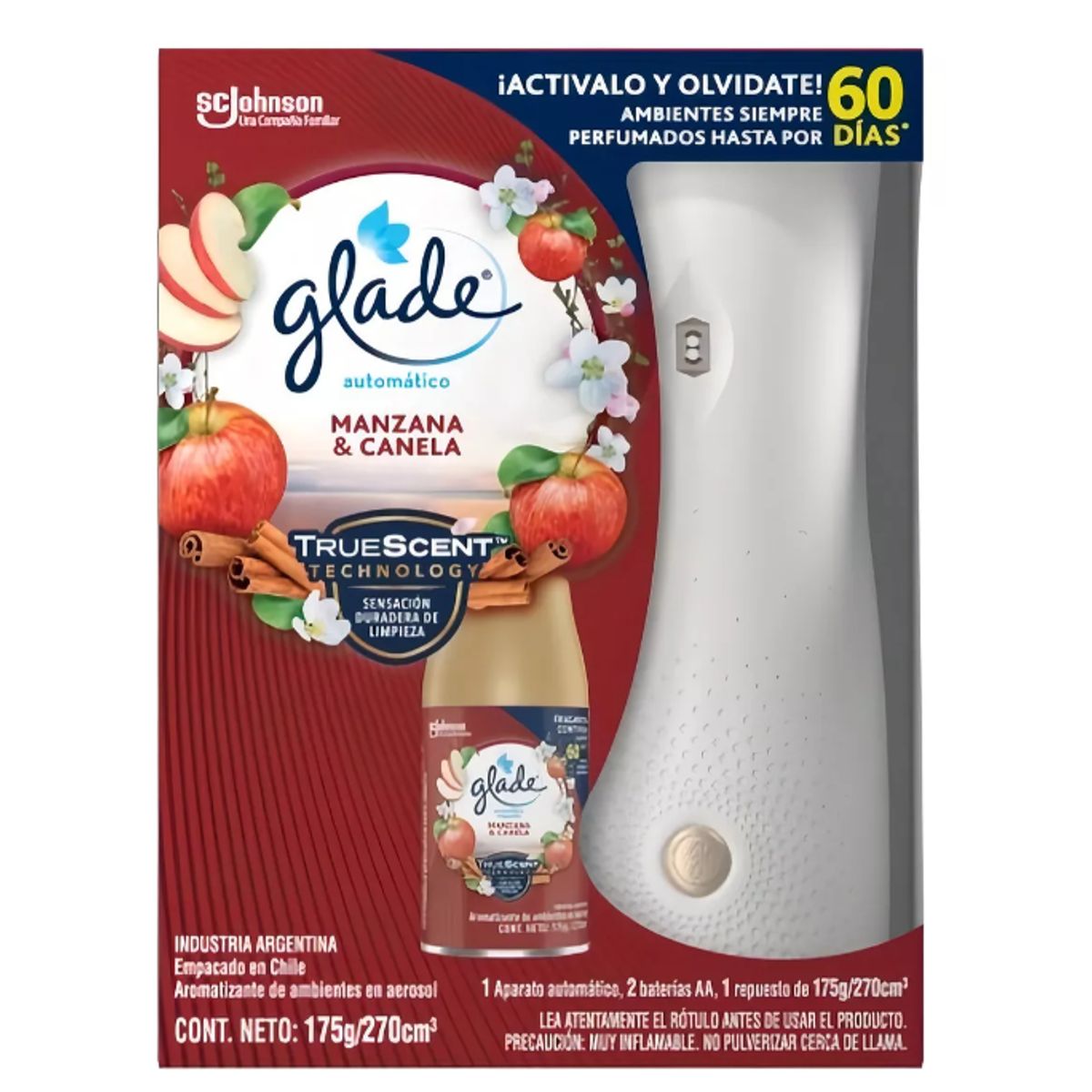 GLADE - Glade Aromatizante Automatico difusor + Repuesto