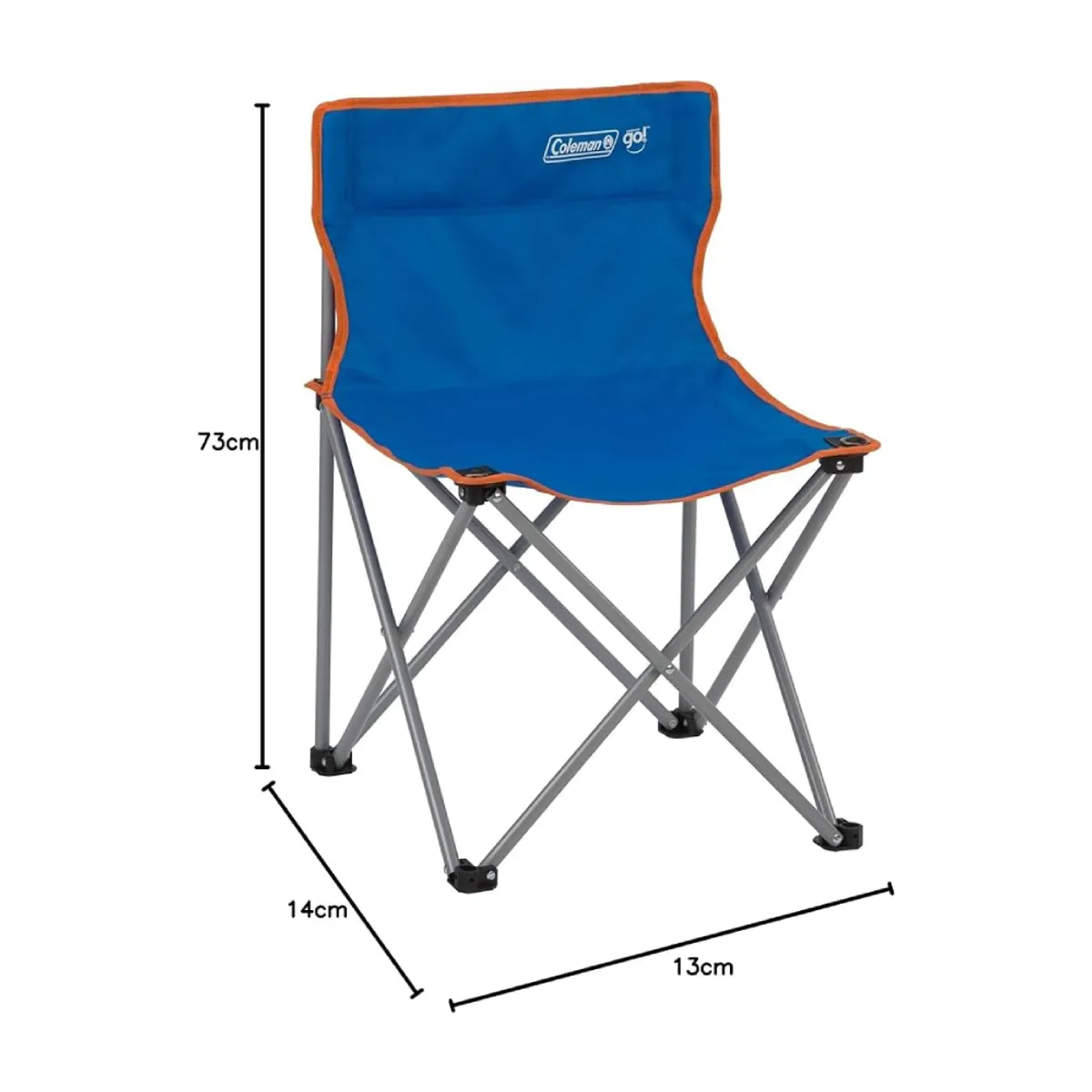 COLEMAN - Silla Plegable Azul Quad Go™ Coleman® Compacta