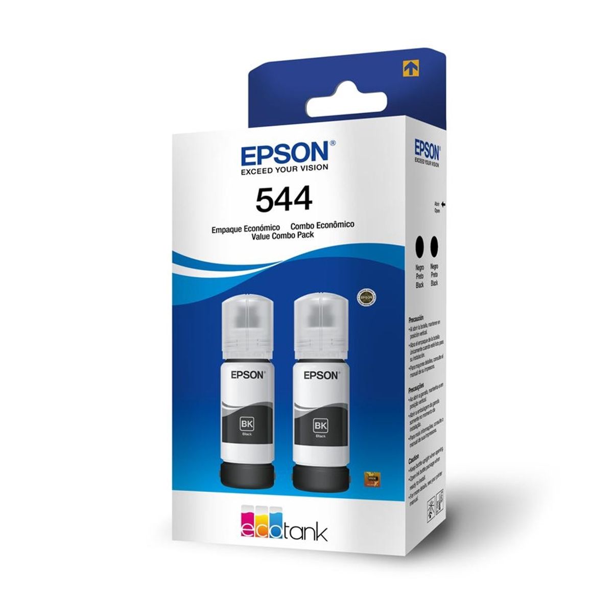 EPSON - Pack de Botellas Tintas Epson T544 EcoTank 2u Negro