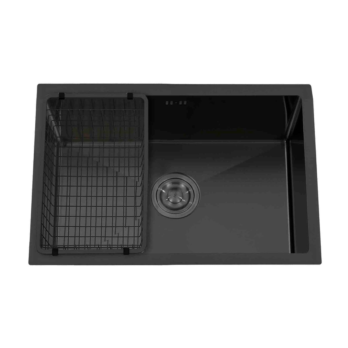 DOMSA - Lavaplatos Deluxe MDS6046B-BLACK Bajo Cubierta  (Incluye Accesorios)