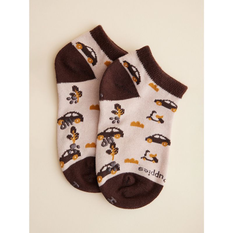 HUSH PUPPIES - Calcetin Beige PeCars Niño HUSH PUPPIES