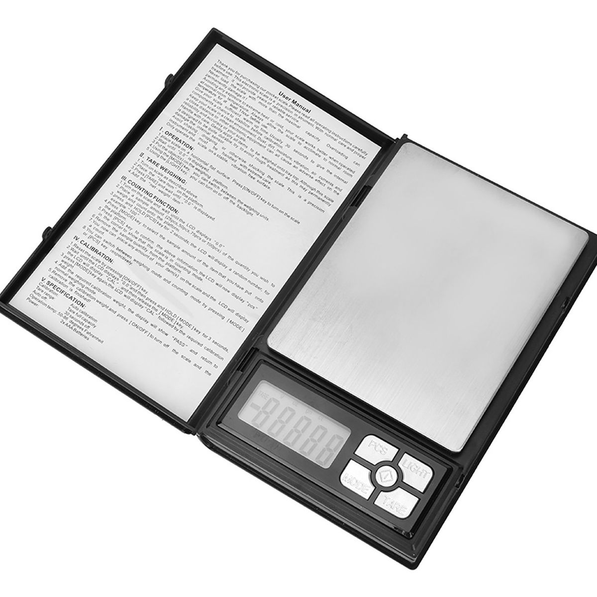 GENERICO - Báscula De Peso Digital Lcd Portátil Para Pesar Objetos Precisión