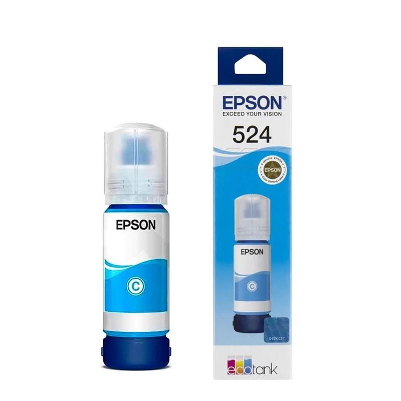 EPSON - Botella de Tinta Original Epson T524220-AL Cyan