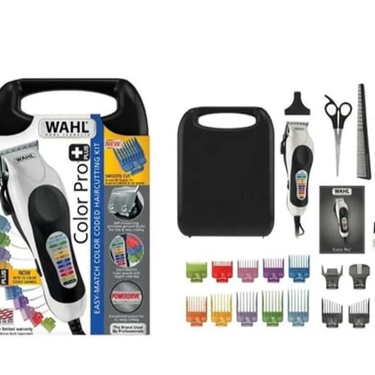 WAHL - Maquina De Cortar Pelo Colorpro Plus Wahl Kit Profesional
