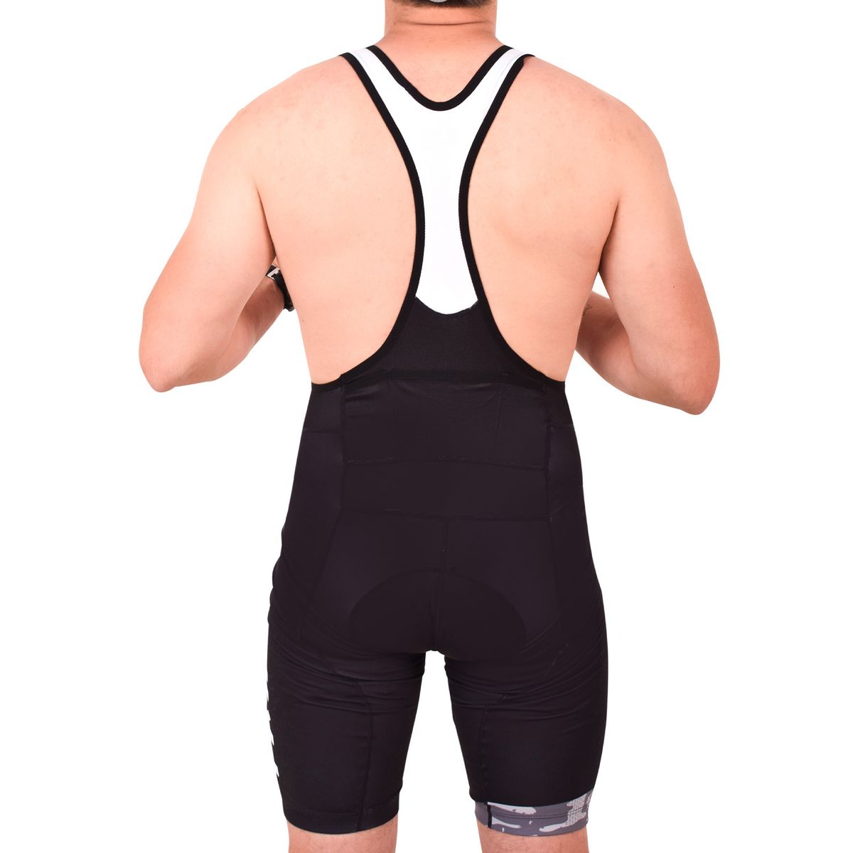 TRIP - CALZA CICLISMO TIRANTES TRIP BLACK HOMBRE - TALLA L