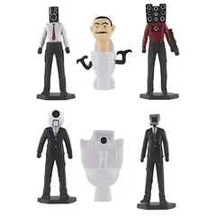 GENERICO - 6 Figuras Skibidi Toilet Titan Speakerman