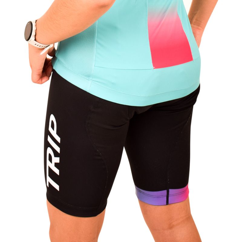 TRIP - CALZA CICLISMO TIRANTES TRIP BLACK MUJER - TALLA XL