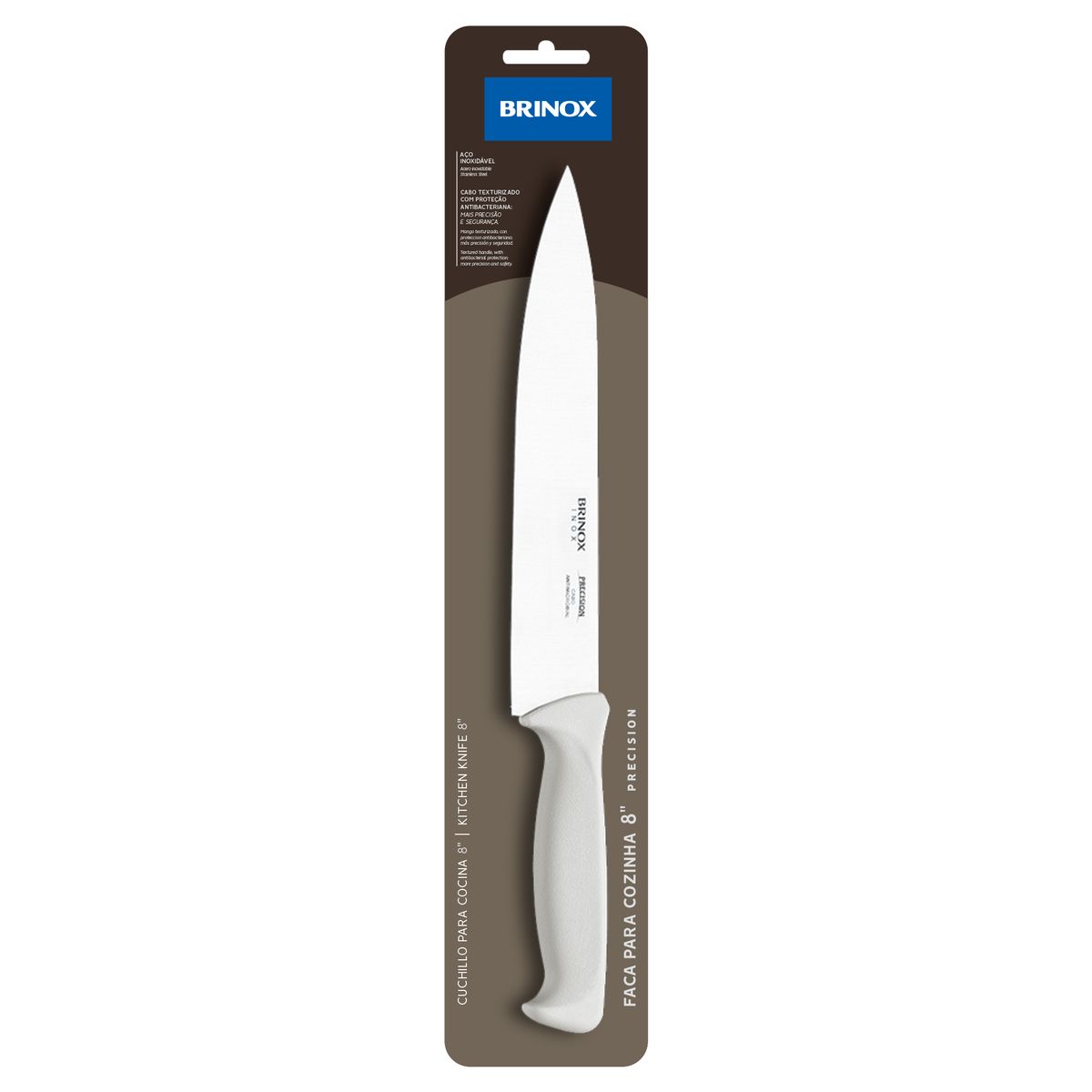 BRINOX - Cuchillo Cocina 8 Acero Inoxidable - Precision Brinox