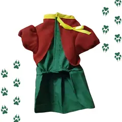 GENERICO - Disfraz De Chilindrina Para Mascotas Talla S