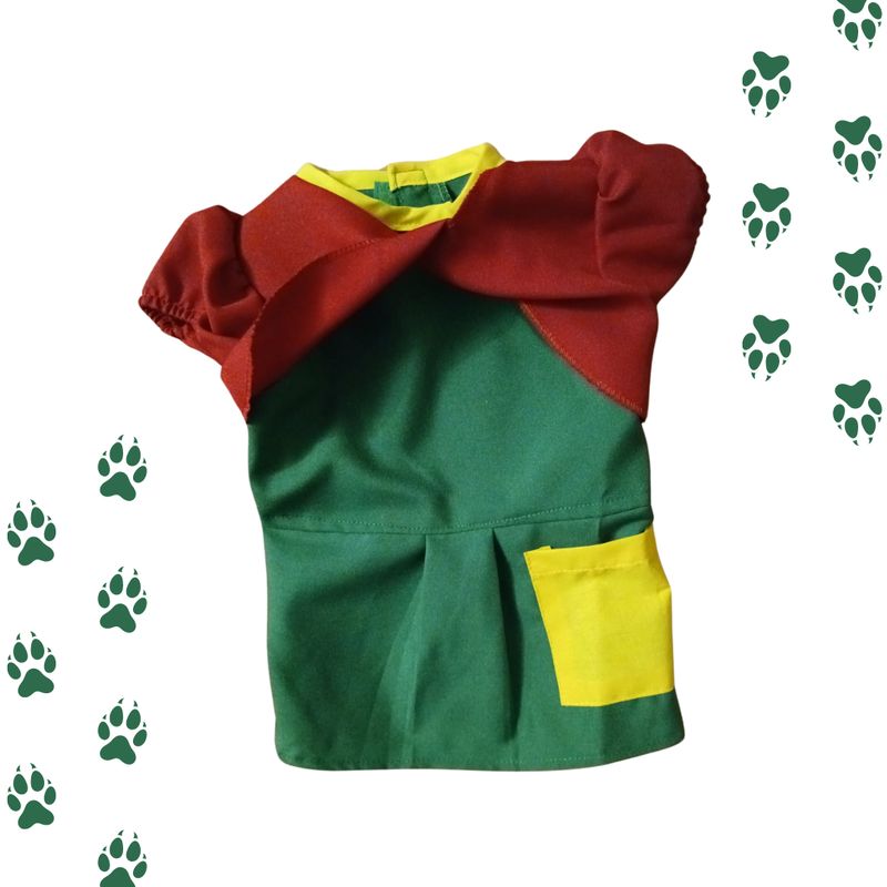 GENERICO - Disfraz De Chilindrina Para Mascotas  Talla 5XL