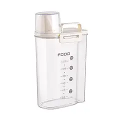 GENERICO - Contenedor Plástico Recipiente Alimentos Vaso Medidor 1800 ML