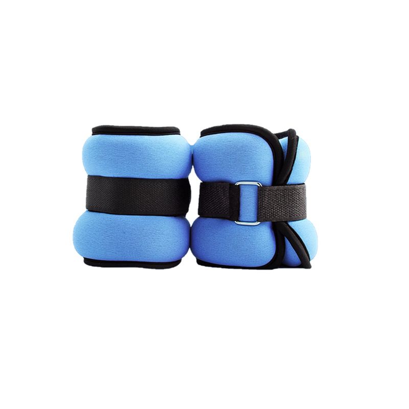 GENERICO - Tobilleras Pesas Acero 2 Kilos (par) Total 4 Kilos Fitness