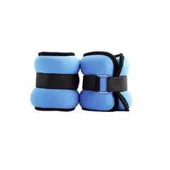 GENERICO - Tobilleras Pesas Acero 2 Kilos (par) Total 4 Kilos Fitness