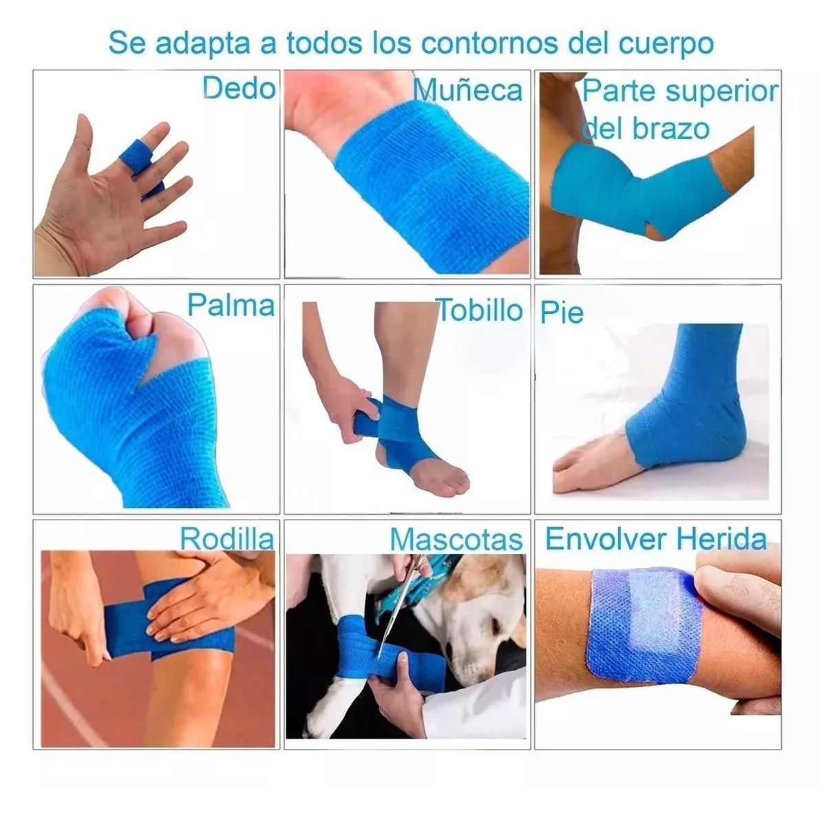 GENERICO - Venda Coban Cinta Para Vendaje Deportes 75cm X45m unidad