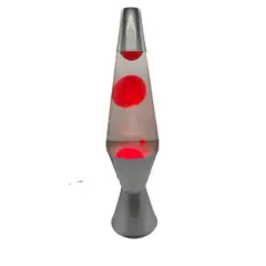 VOX - LAMAPARA DE LA LAVA ROJO TRANSPARENTE 1802RT