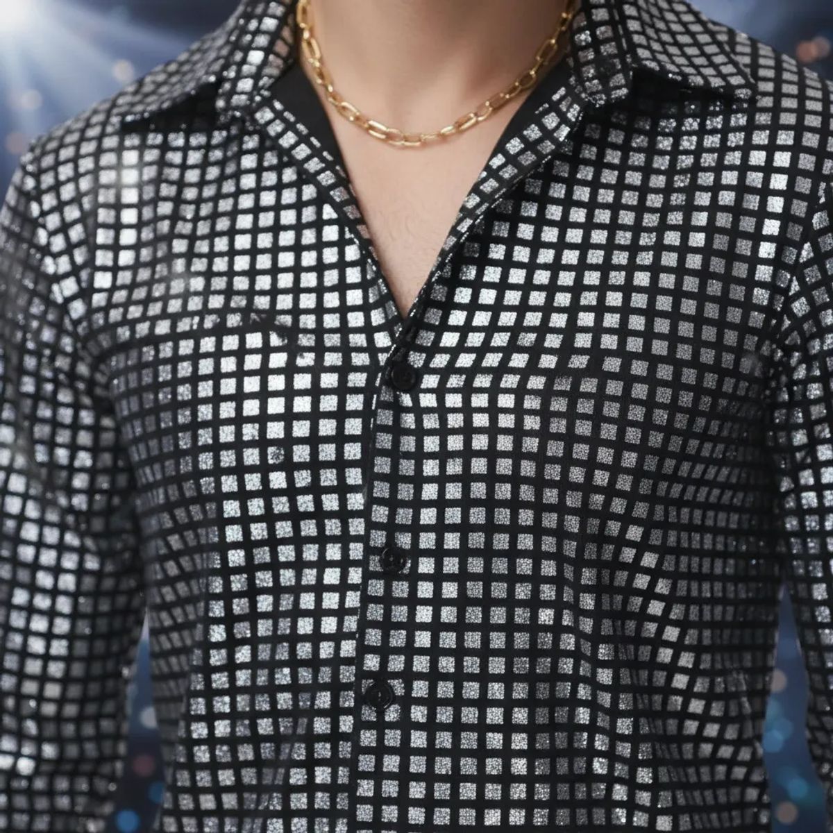 GENERICO - Disfraz Disco Cosplay 3 Piezas