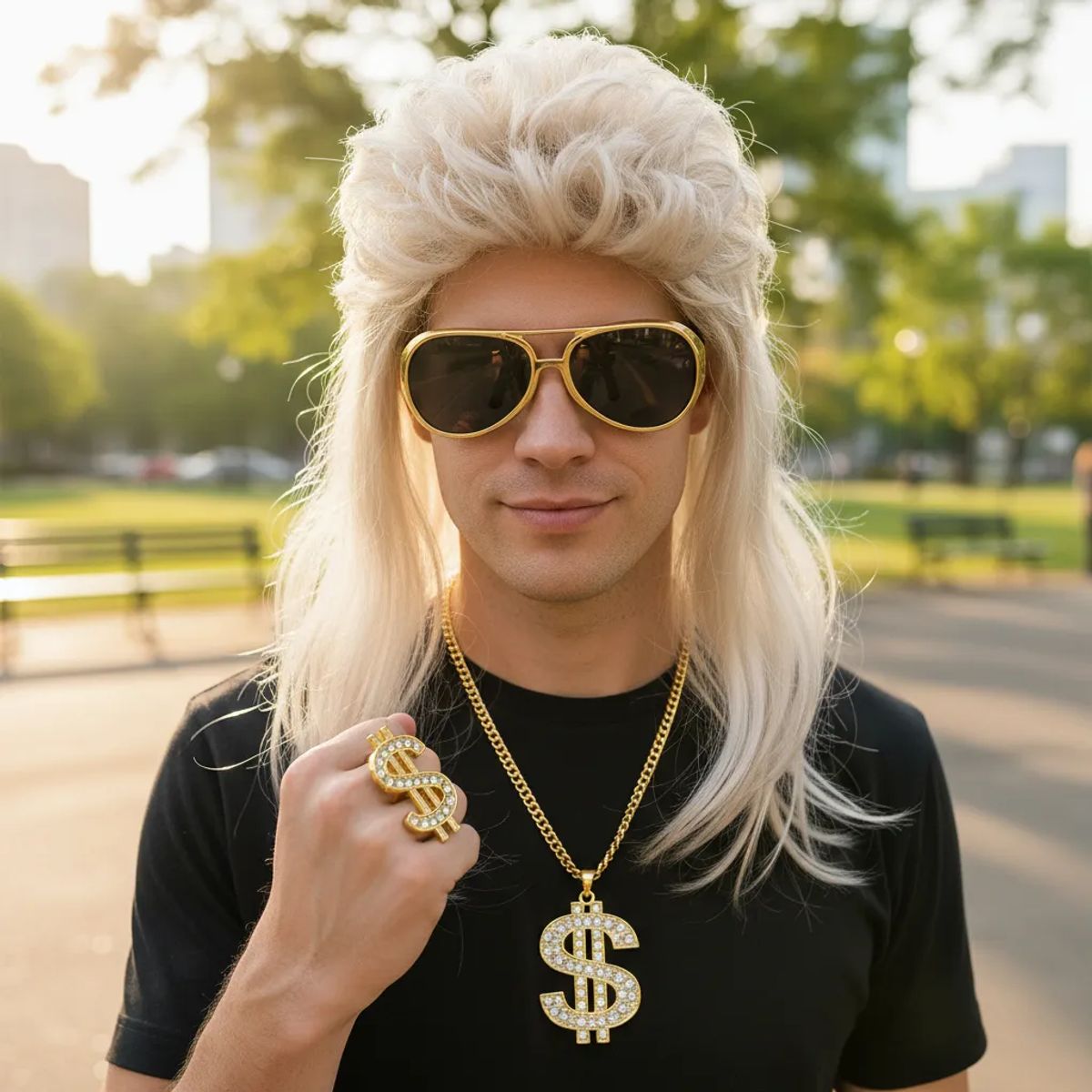 EPIC -  Disfraz Cosplay Bling Bling + Accesorios