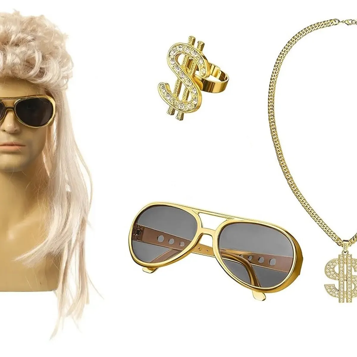 EPIC -  Disfraz Cosplay Bling Bling + Accesorios