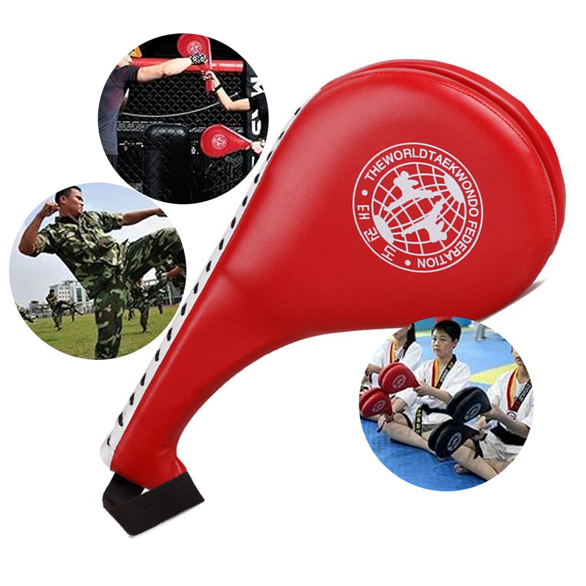 GENERICO - Paleta Doble Para Entrenamientos Golpes Taekwondo