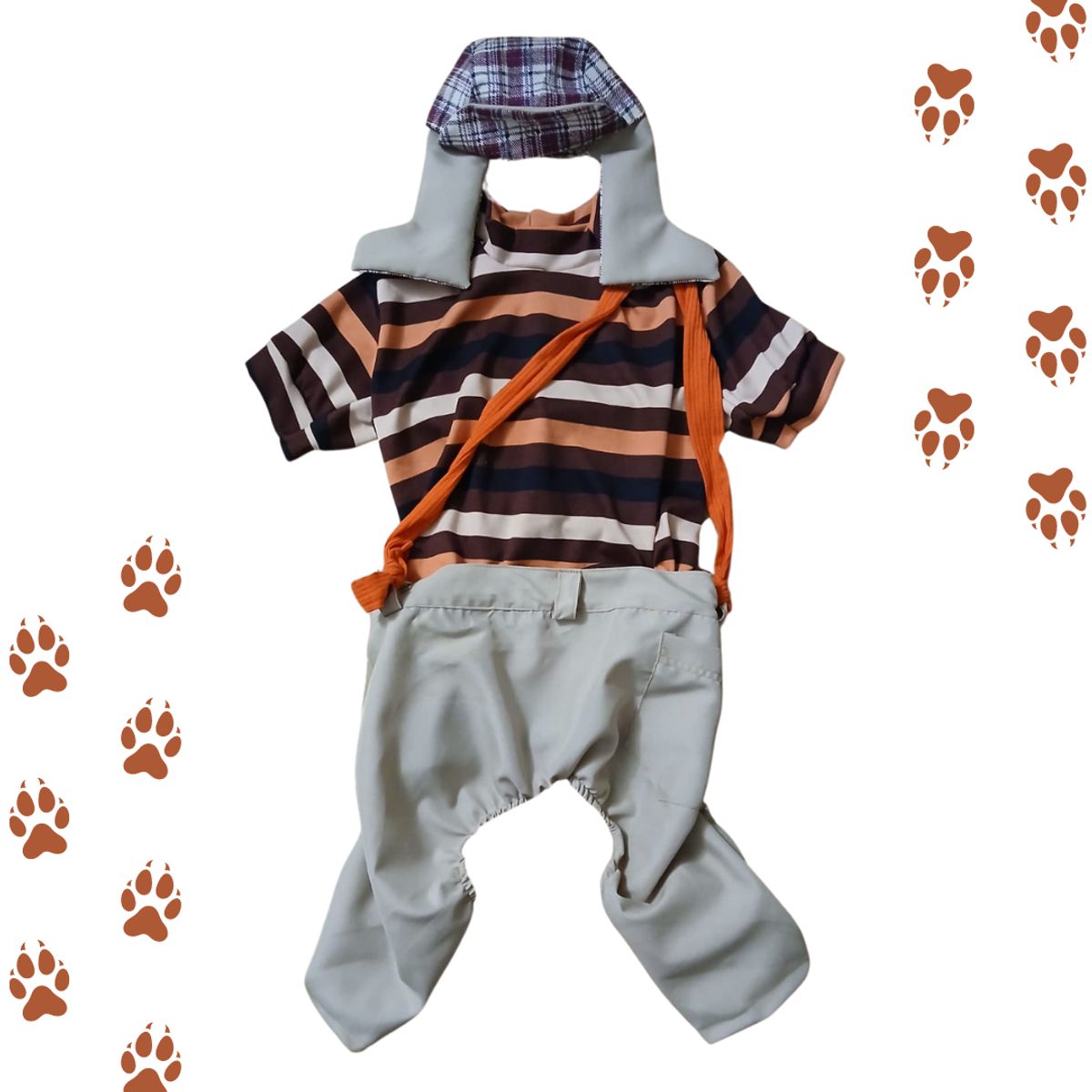 GENERICO - Disfraz Chavo Del 8 Para Mascotas - Talla S