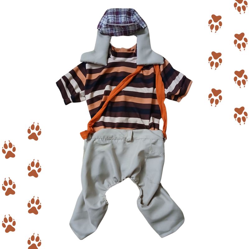GENERICO - Disfraz Chavo Del 8 Para Mascotas - Talla S