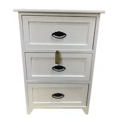 GENERICO - Mueble Lacado 3 Cajones White - S4303