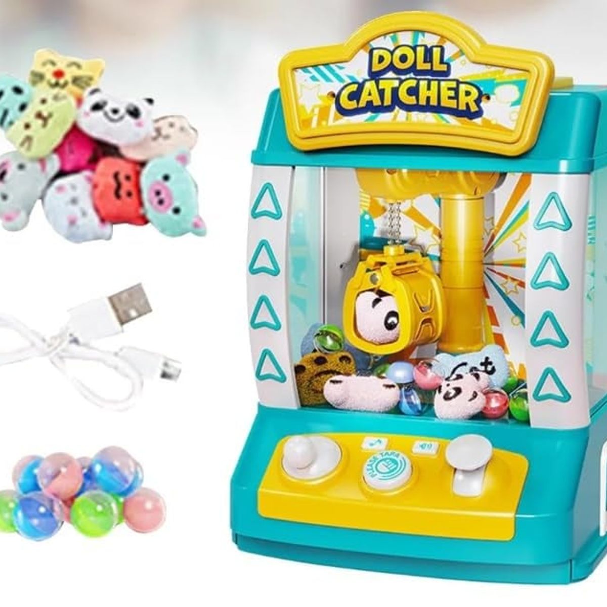 GENERICO - MAQUINA ATRAPA PELUCHE PARA NIÑOS