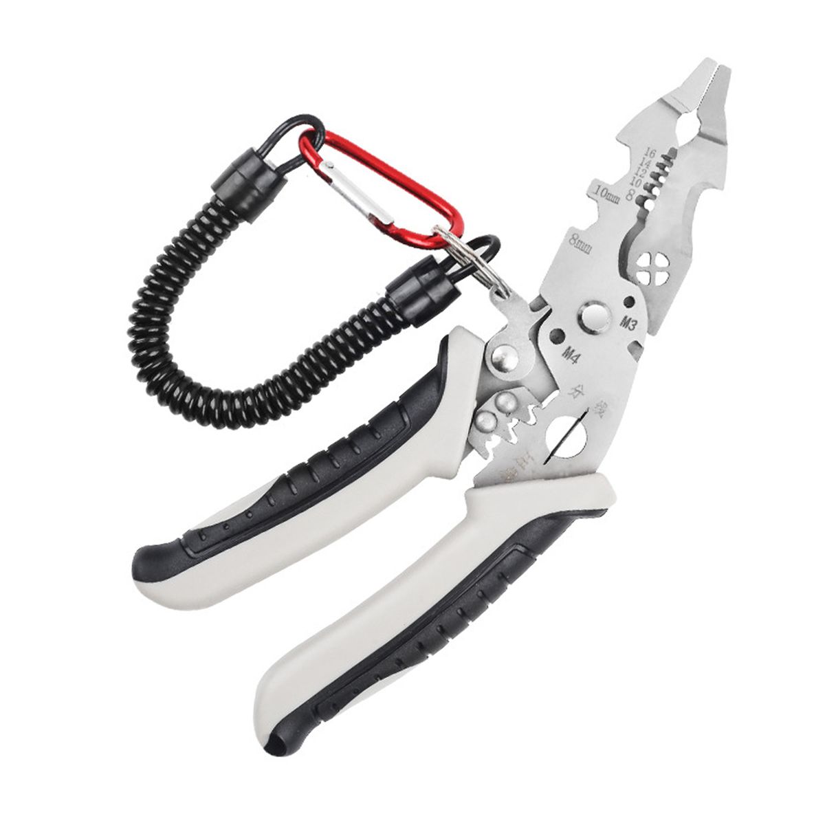 GENERICO - Alicate Pelacables Cortador Alambre 12 En 1 Multifuncional