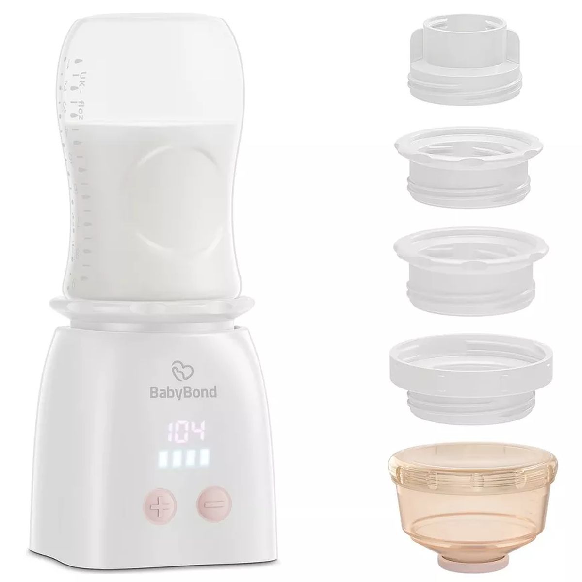 ELEONOR - Calentador De Leche Inalámbrico Adaptador Babybond - Rosa