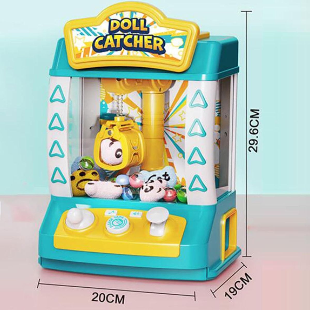 GENERICO - MAQUINAS ATRAPA PELUCHE PEQUEÑAS PARA LOS NIÑOS Y NIÑAS AZUL