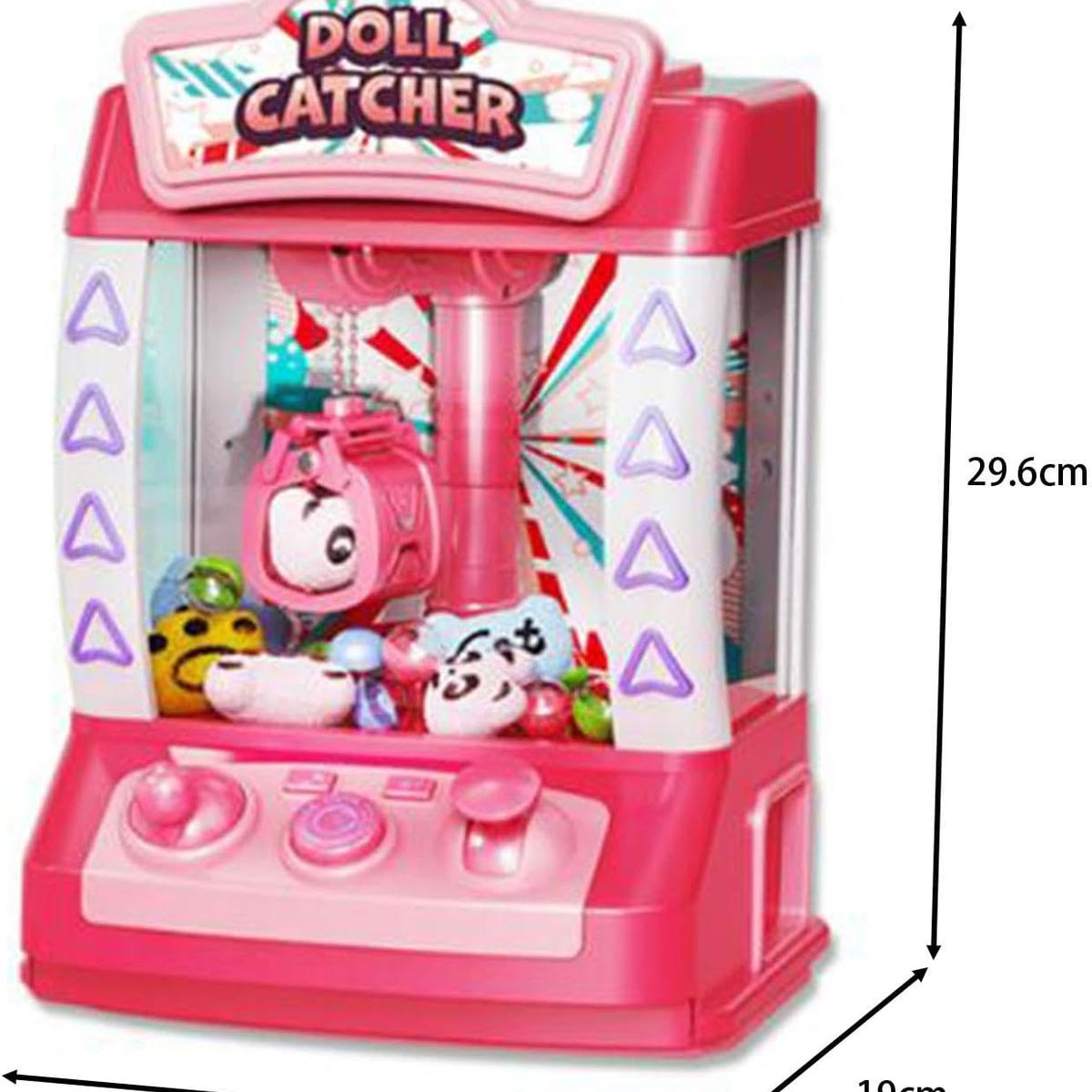 GENERICO - MAQUINAS ATRAPA PELUCHE PEQUEÑAS PARA LOS NIÑOS Y NIÑAS ROSA