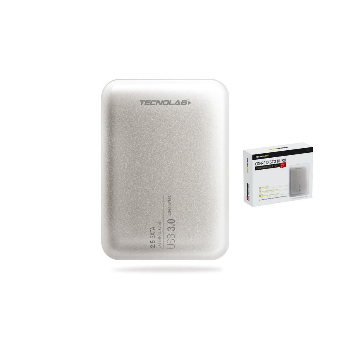 TECNOLAB - Cofre Disco Duro 2.5 Sata Usb 3.0 - SC