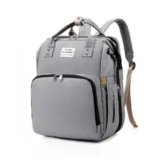 ACTUAL - Mochila Maternal 3 en 1 Pañalera Cuna Mudador Impermeable