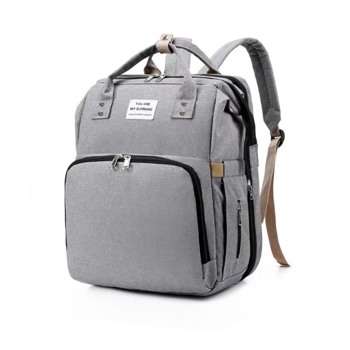 ACTUAL - Mochila Maternal 3 en 1 Cuna Mudador Pañalera Impermeable