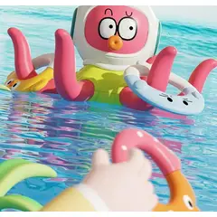 OEM - PULPO FLOTADOR INTERACTIVO JUGUETE DE BAÑO