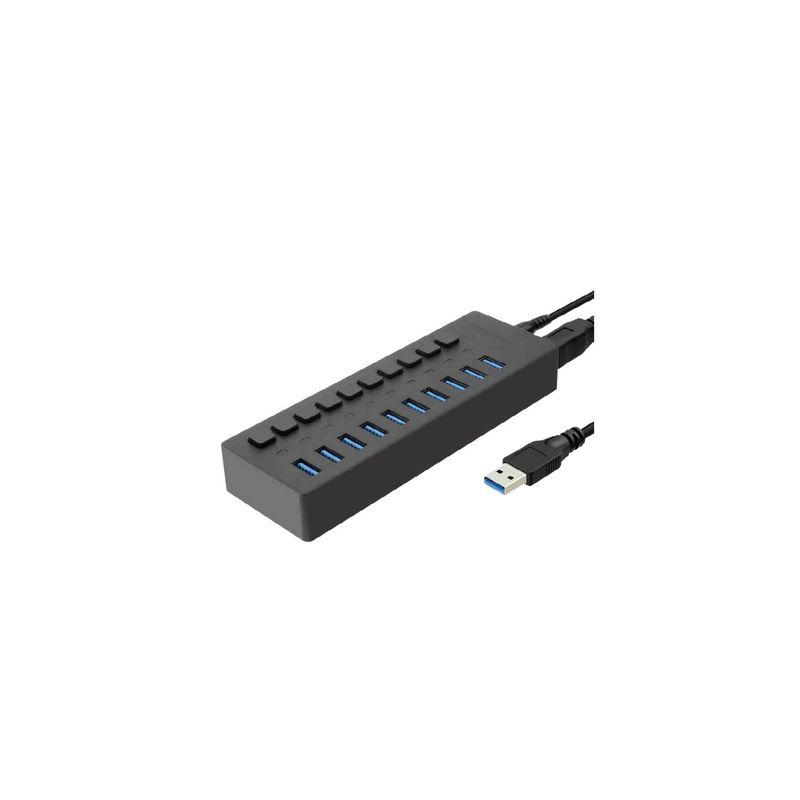 TECNOLAB - Hub Usb 10 Puertos 3.0 Ultra Veloz - SC