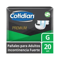 COTIDIAN - Pañal Adulto Premium 20 Unid G