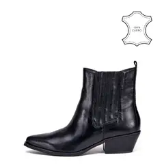 AMPHORA - Botin Taco Samy Negro