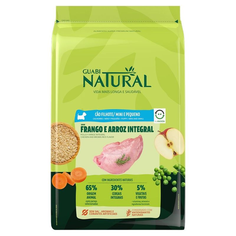 GENERICO - Guabi Natural Cachorro Raza Peq/Min Pollo y Arroz 10,1 kg